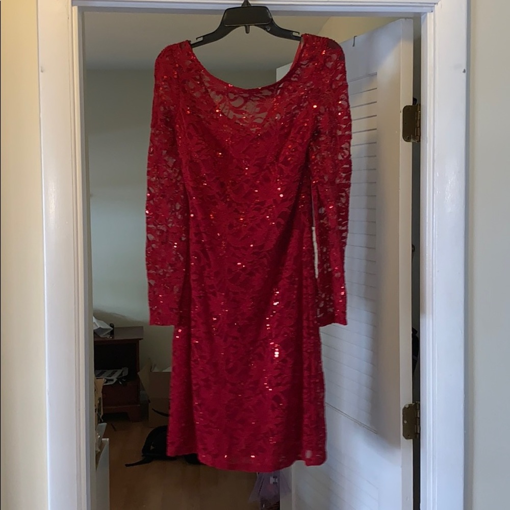 JS Collection Sequin Cocktail dress